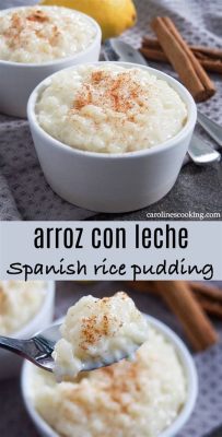  Arroz con Leche - Uma explosão cremosa de sabores que derretem na boca como neve fresca sob o sol da manhã!