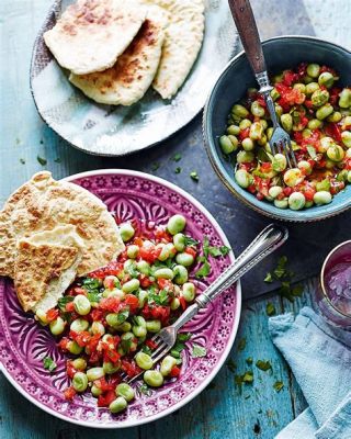  Ful Medames: Uma explosão de sabores herbáceos e um mergulho delicioso em temperos especiarias!